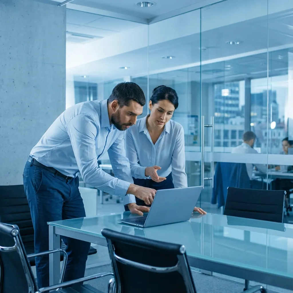 Technology consulting meeting with company management